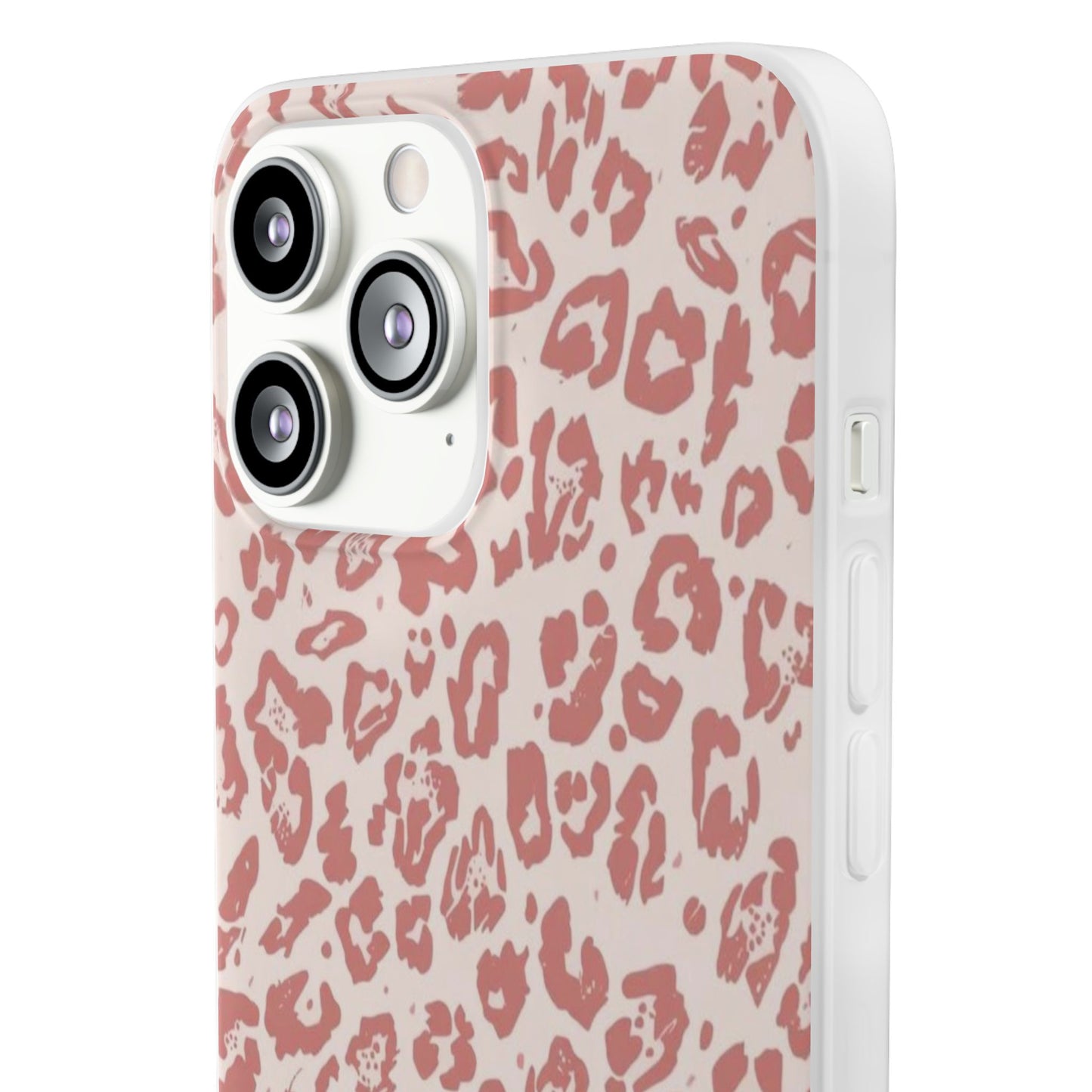 Pink Leopard Print Phone Case – Slim Flexible Protective Cover