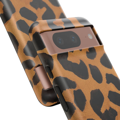 Leopard Print Tough Phone Case — Protective Animal Print iPhone Case