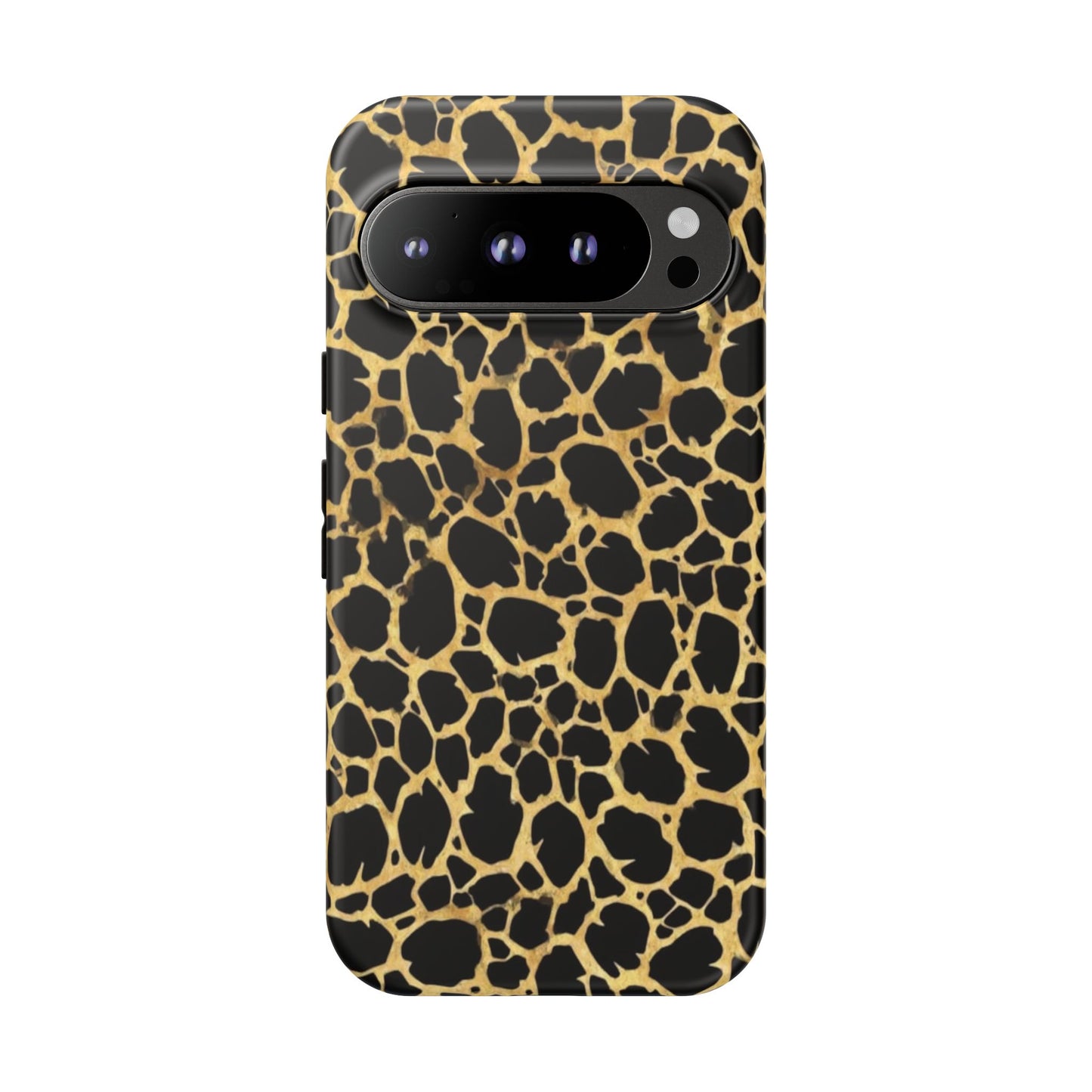 Giraffe Print Tough Phone Case — Durable Leopard-Style Protective Cover