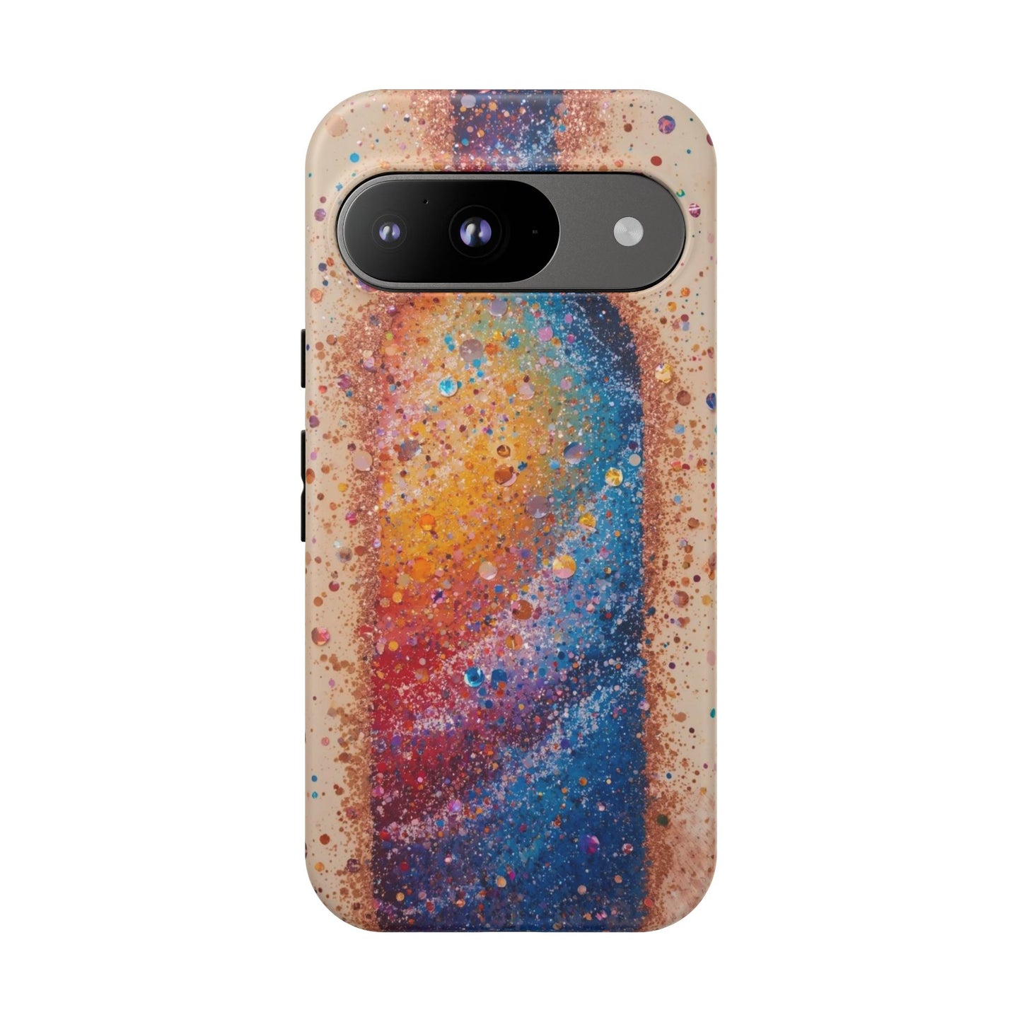 Galaxy Bottle Tough Phone Case — Colorful Nebula Splash iPhone Cover