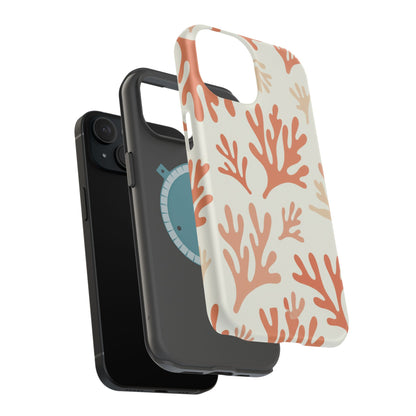 Coral Reef Magnetic Impact Phone Case — Protective MagSafe-Compatible Design