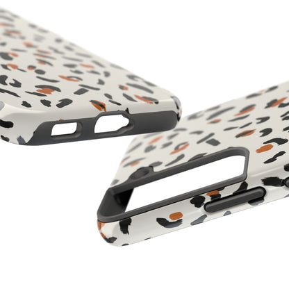 Leopard Print Tough Phone Case — Stylish Protective iPhone Cover