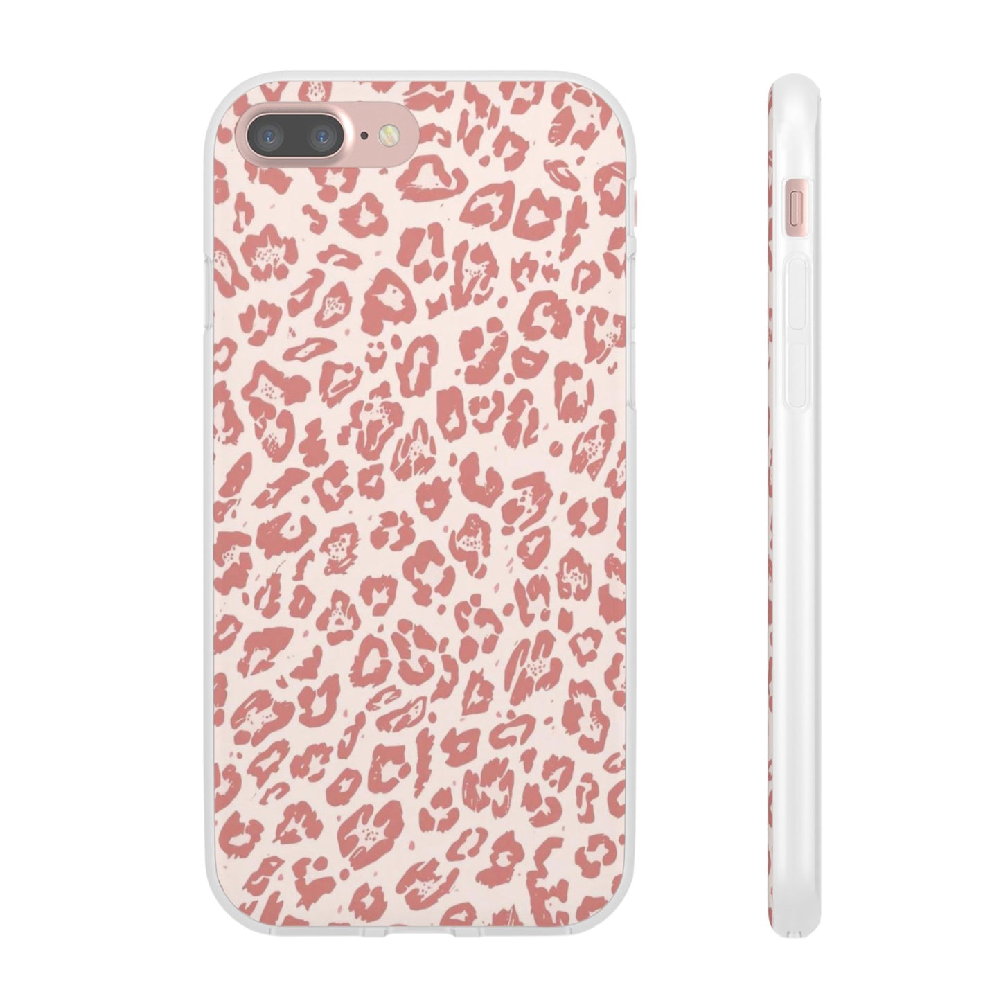Pink Leopard Print Phone Case – Slim Flexible Protective Cover