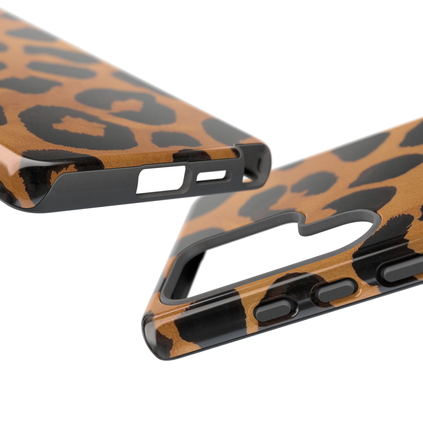 Leopard Print Tough Phone Case — Protective Animal Print iPhone Case