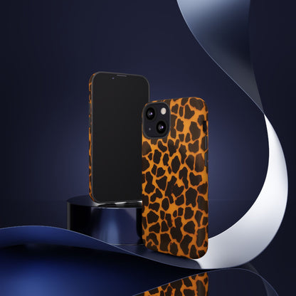 Leopard Print Tough Phone Case — Slim Protective iPhone Cover