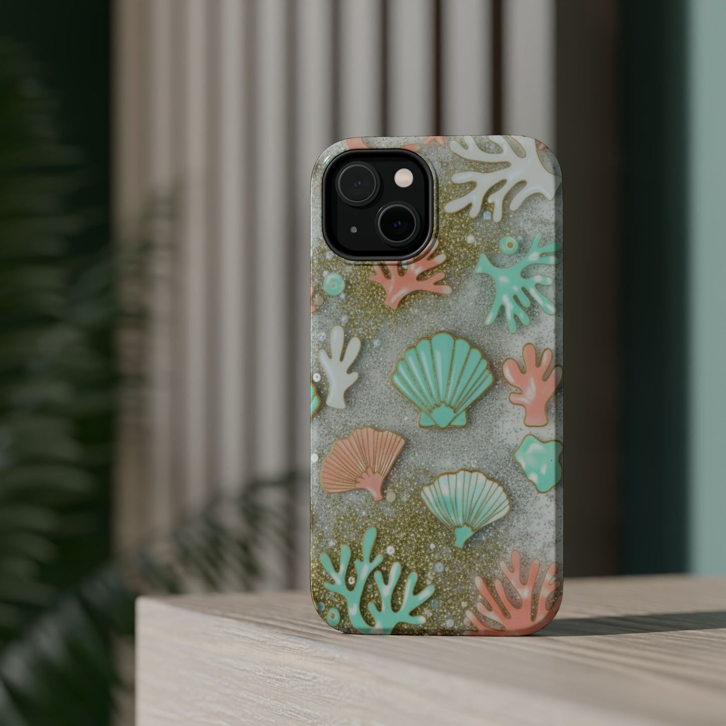 Seashell Coral Magnetic Impact Phone Case