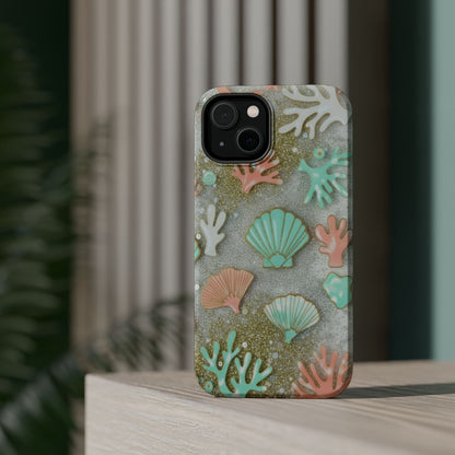 Seashell Coral Magnetic Impact Phone Case