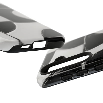 Black & White Abstract Pattern Tough Phone Case