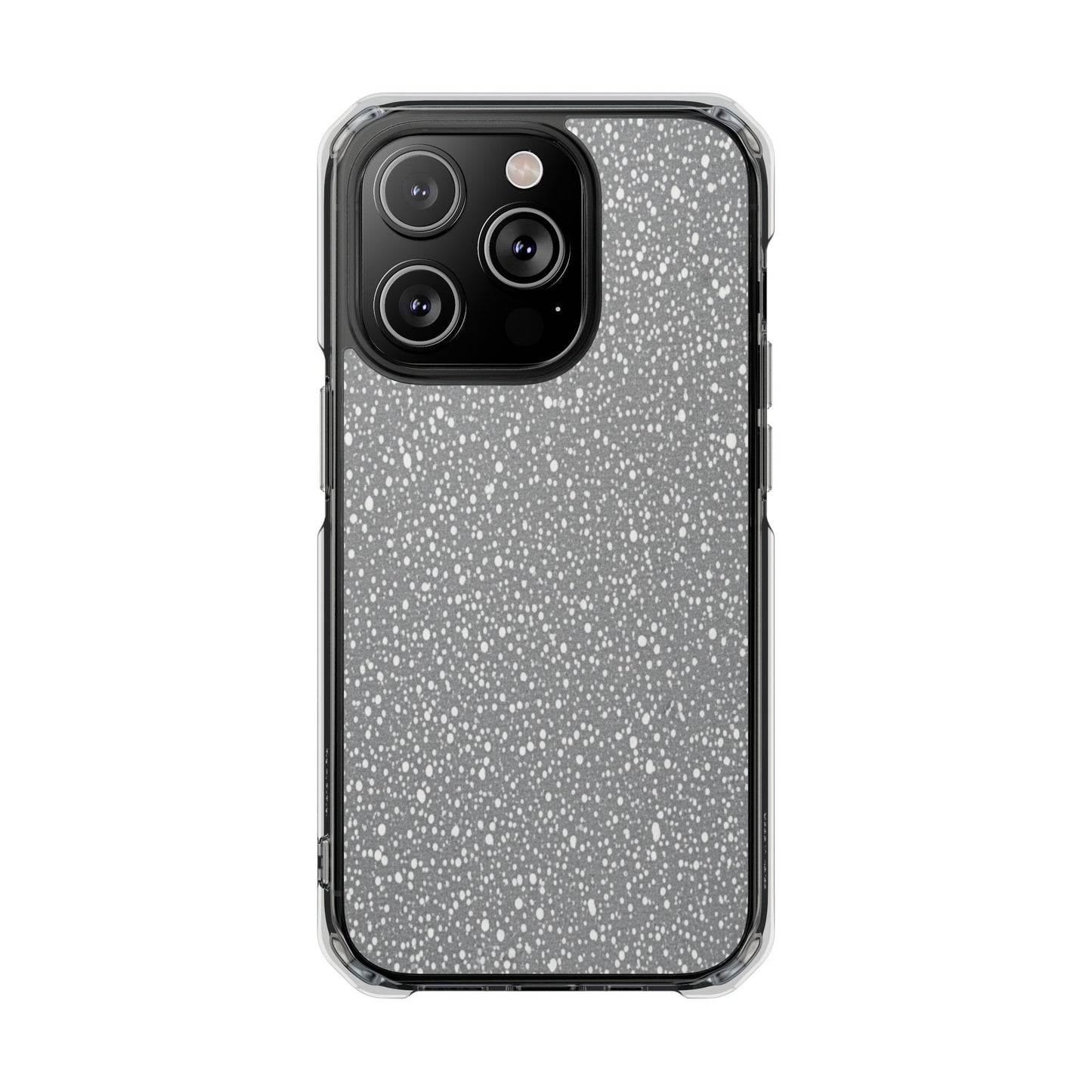 Clear Magnetic Impact Phone Case — Sparkle Glitter Protective Cover