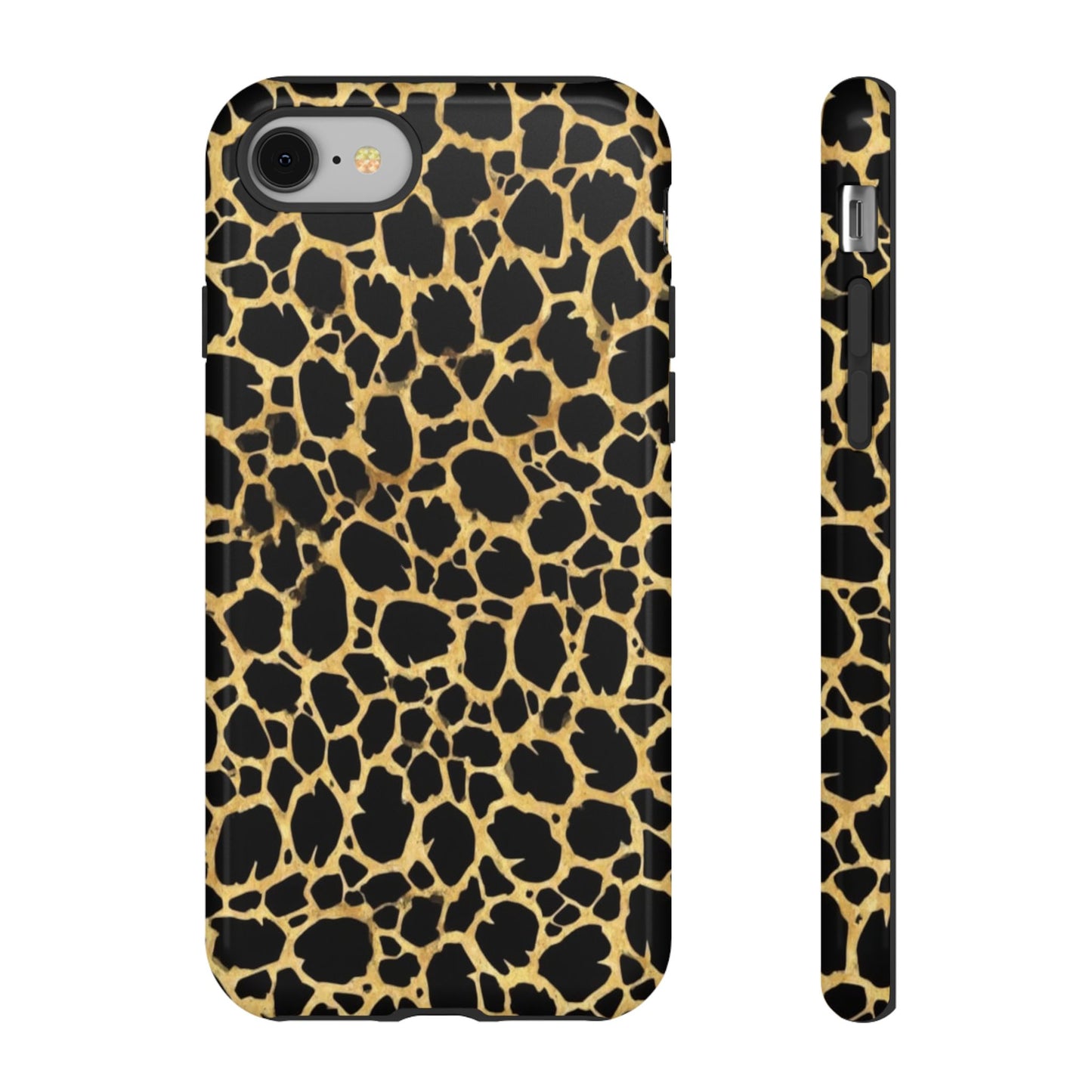 Giraffe Print Tough Phone Case — Durable Leopard-Style Protective Cover