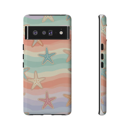 Starfish Wave Tough Phone Case — Pastel Beach Protective Cover