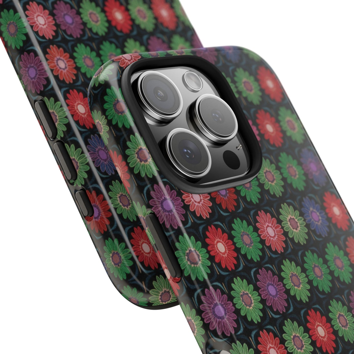 Copy of Floral Sunflower Tough Phone Case — Neutral Daisy Pattern Protective Cover
