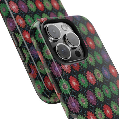 Copy of Floral Sunflower Tough Phone Case — Neutral Daisy Pattern Protective Cover