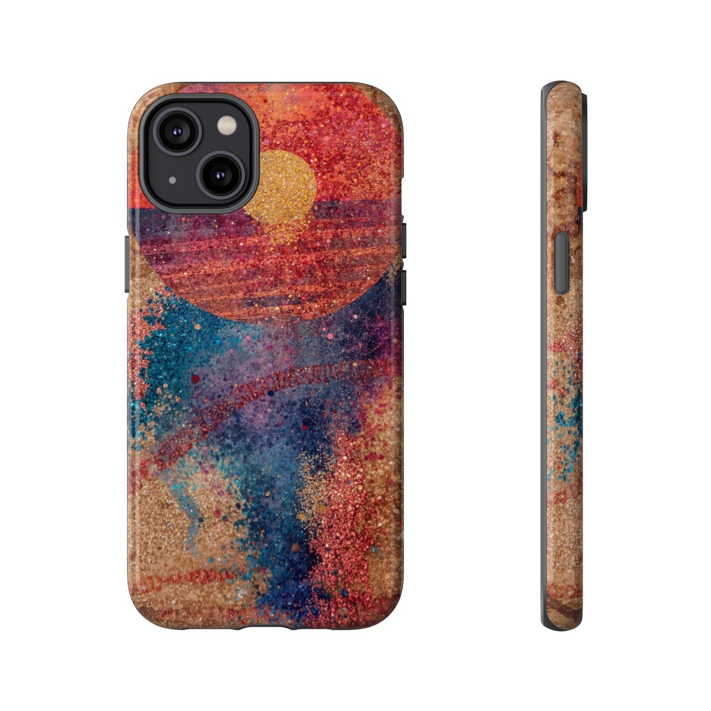 Retro Sunset Tough Phone Case