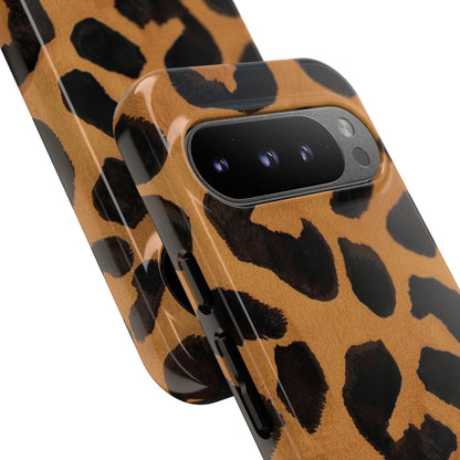 Leopard Print Tough Phone Case — Protective Animal Print iPhone Case