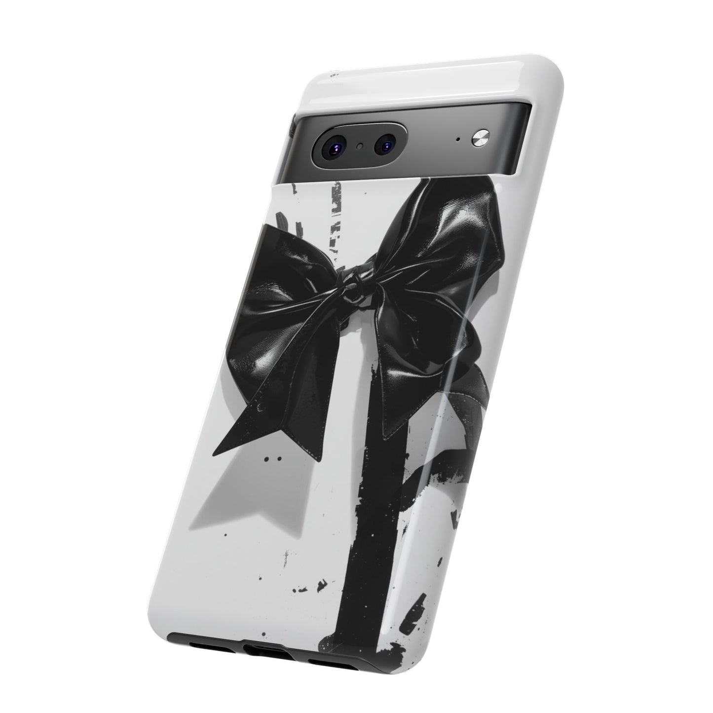 Phone Case — Black Bow Graphic Protective Cover