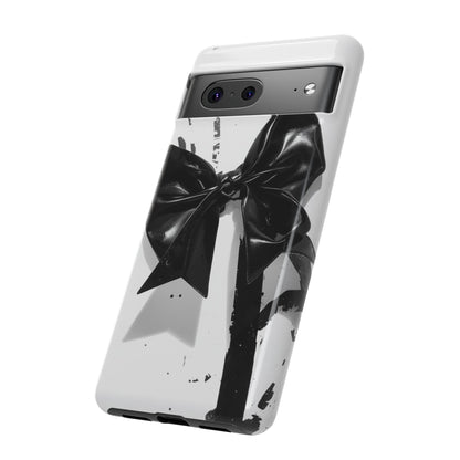 Phone Case — Black Bow Graphic Protective Cover