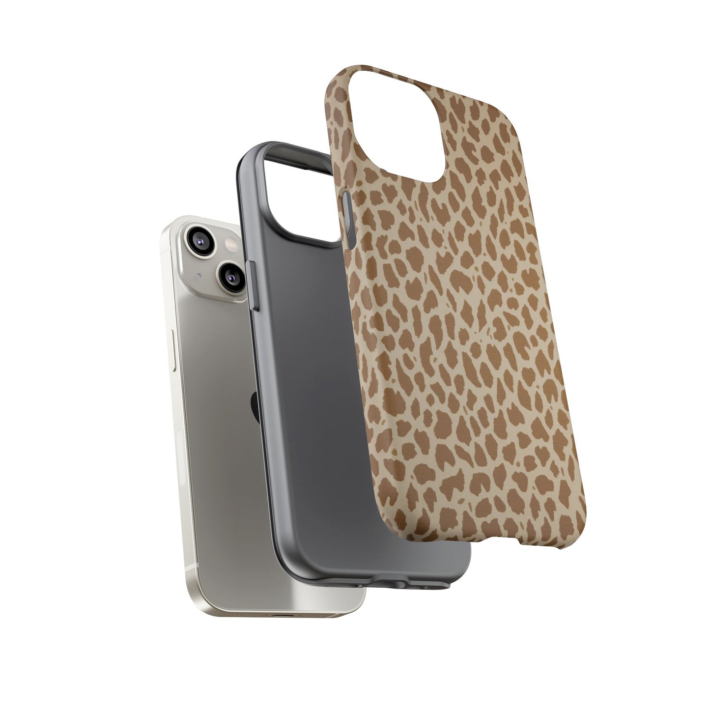 Leopard Print Tough Phone Case — Slim Protective Animal Pattern