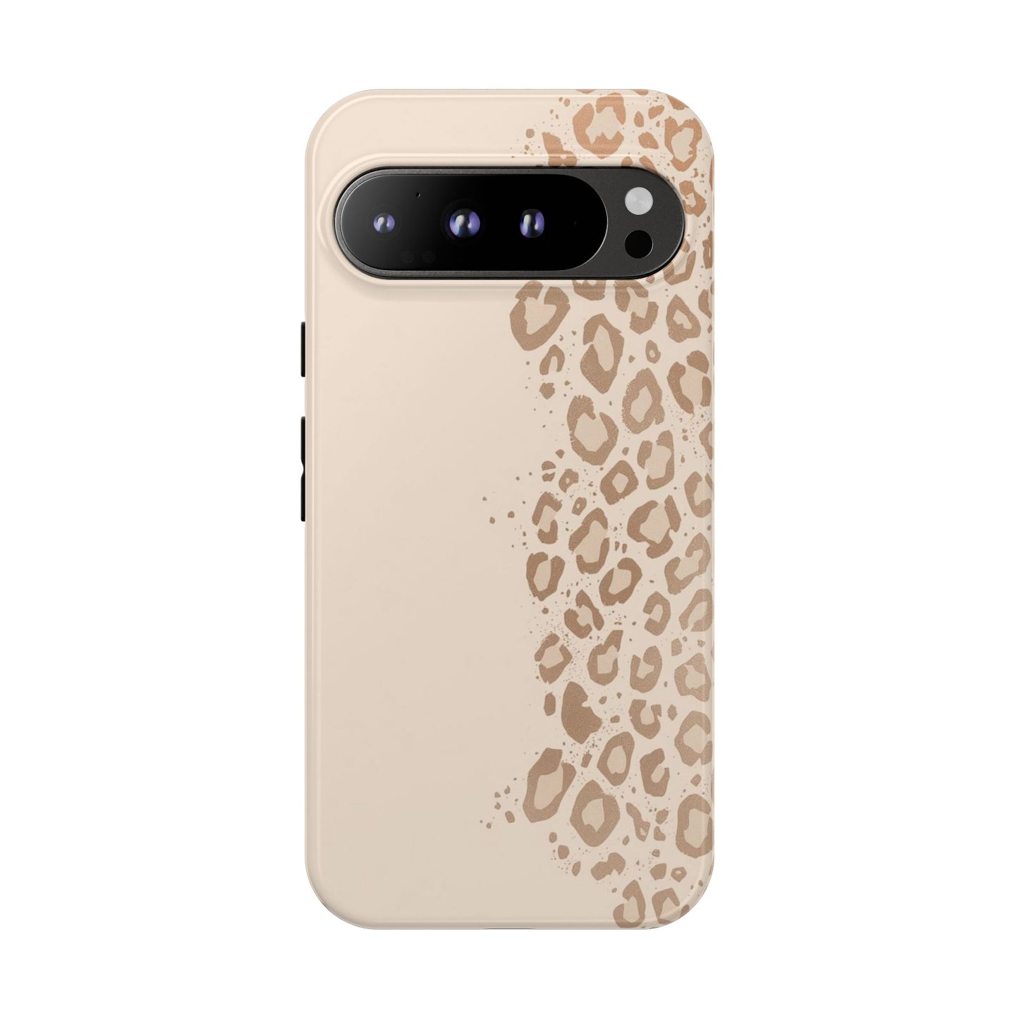 Phone Case – Beige Leopard Print Protective Cover