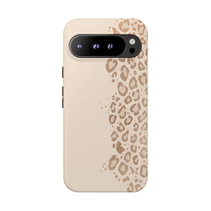 Phone Case – Beige Leopard Print Protective Cover