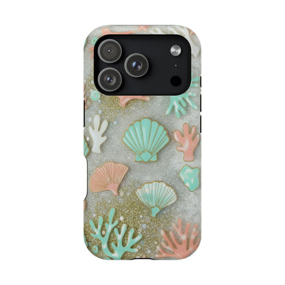 Seashell Coral Magnetic Impact Phone Case