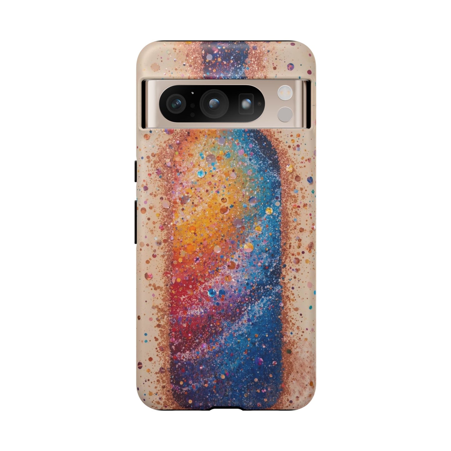Galaxy Bottle Tough Phone Case — Colorful Nebula Splash iPhone Cover