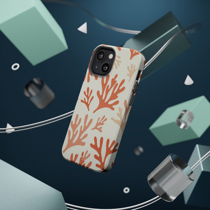 Coral Reef Magnetic Impact Phone Case — Protective MagSafe-Compatible Design