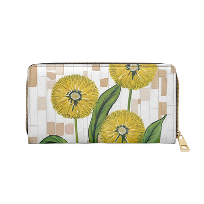 Women's Abstract Dandelion Wallet