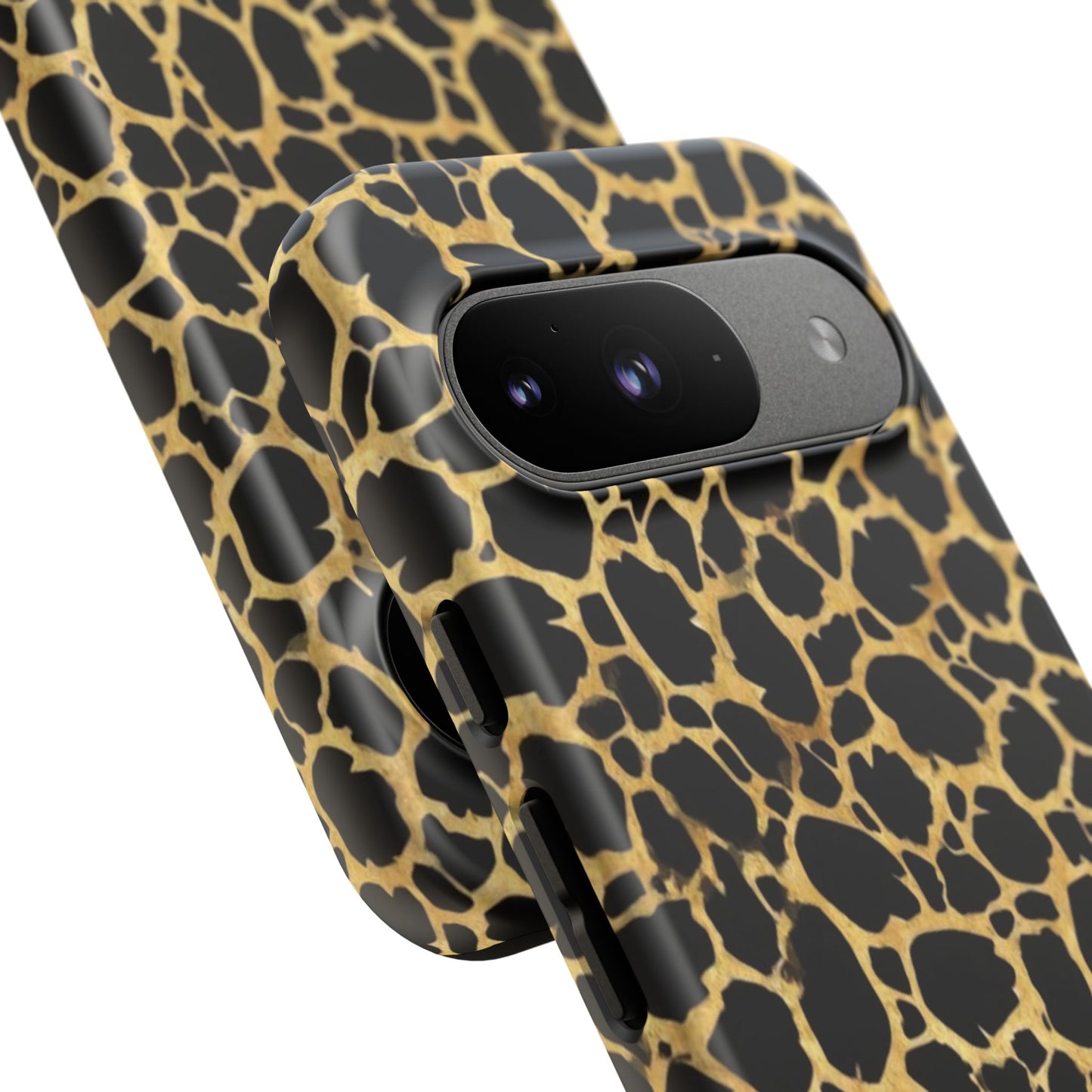 Giraffe Print Tough Phone Case — Durable Leopard-Style Protective Cover