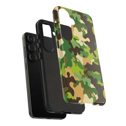 Camouflage Tough Phone Case — Military Camo Protective Cover