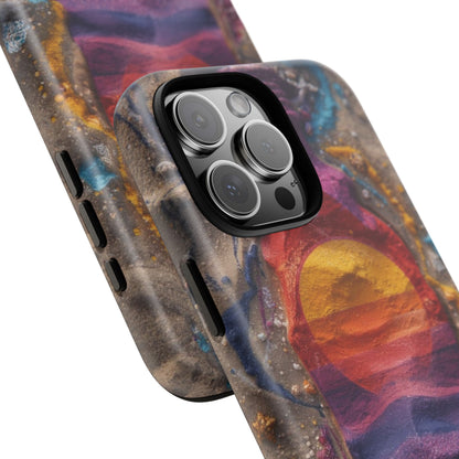 Phone Case — Colorful Sand Art Sunset Tough Protective Case