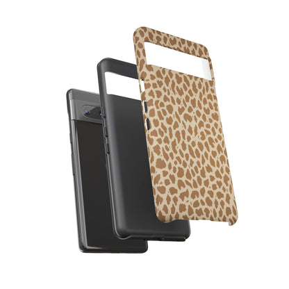 Leopard Print Tough Phone Case — Slim Protective Animal Pattern