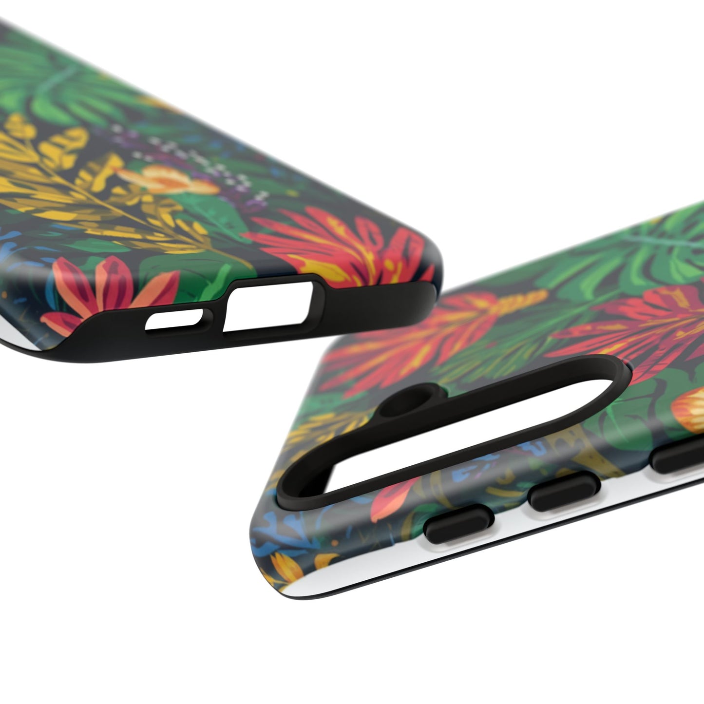 Tropical Floral Phone Case — Vibrant Jungle Leaf Protective Cover