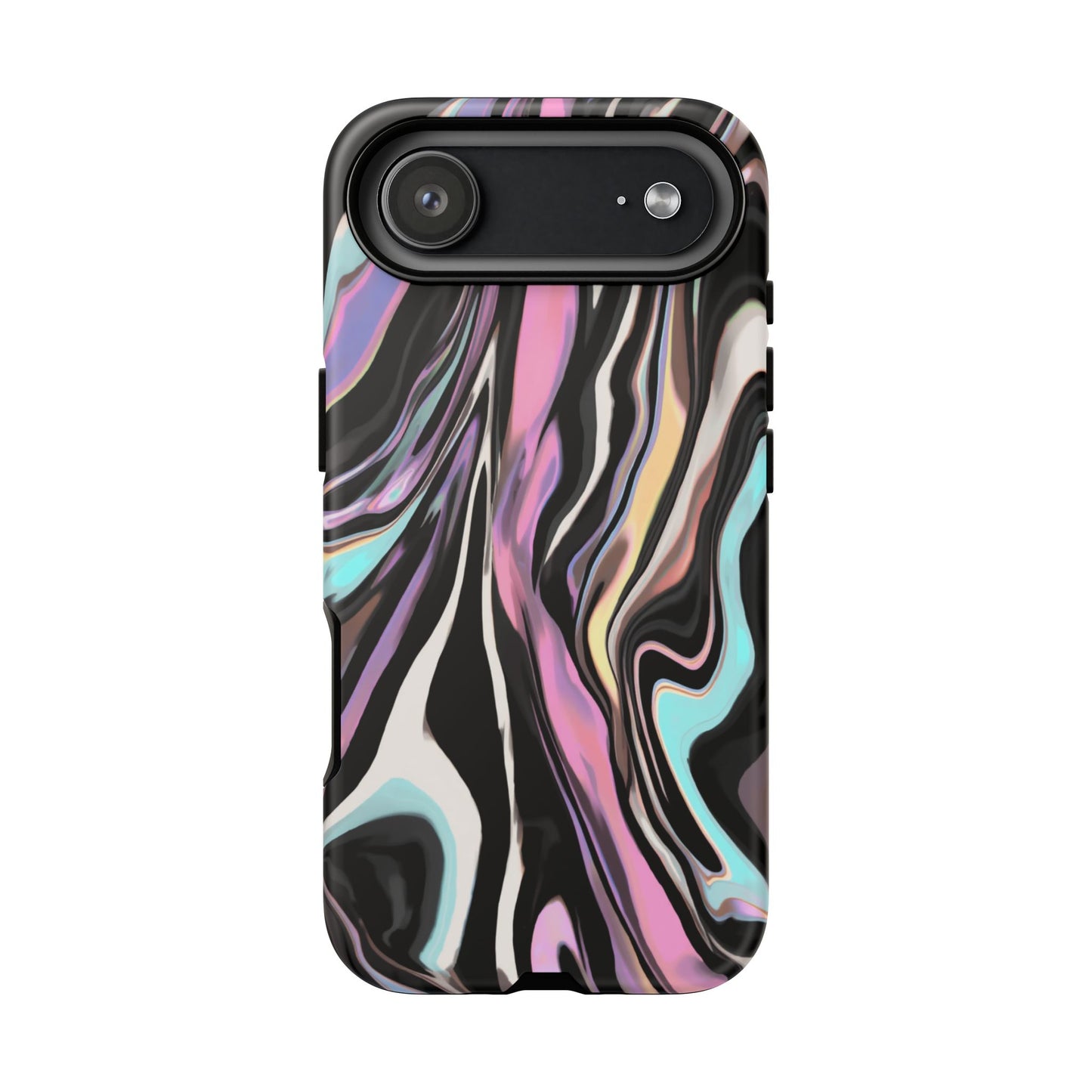 Abstract Marble Tough Phone Case — Pastel Swirl Protective Cover