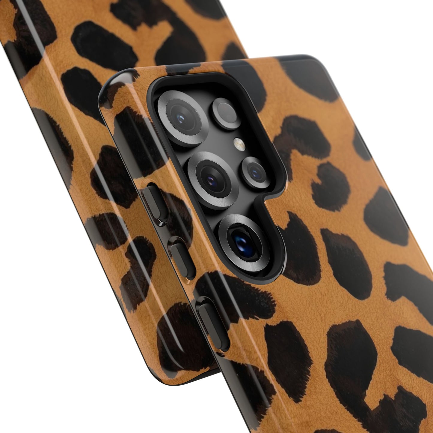 Leopard Print Tough Phone Case — Protective Animal Print iPhone Case
