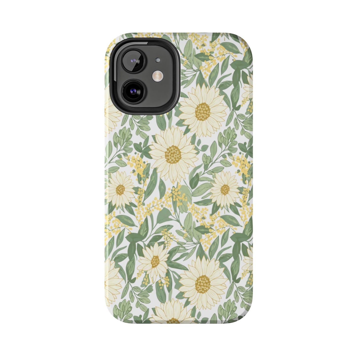 Daisy Meadow Tough Phone Case — Floral Protective Phone Cover