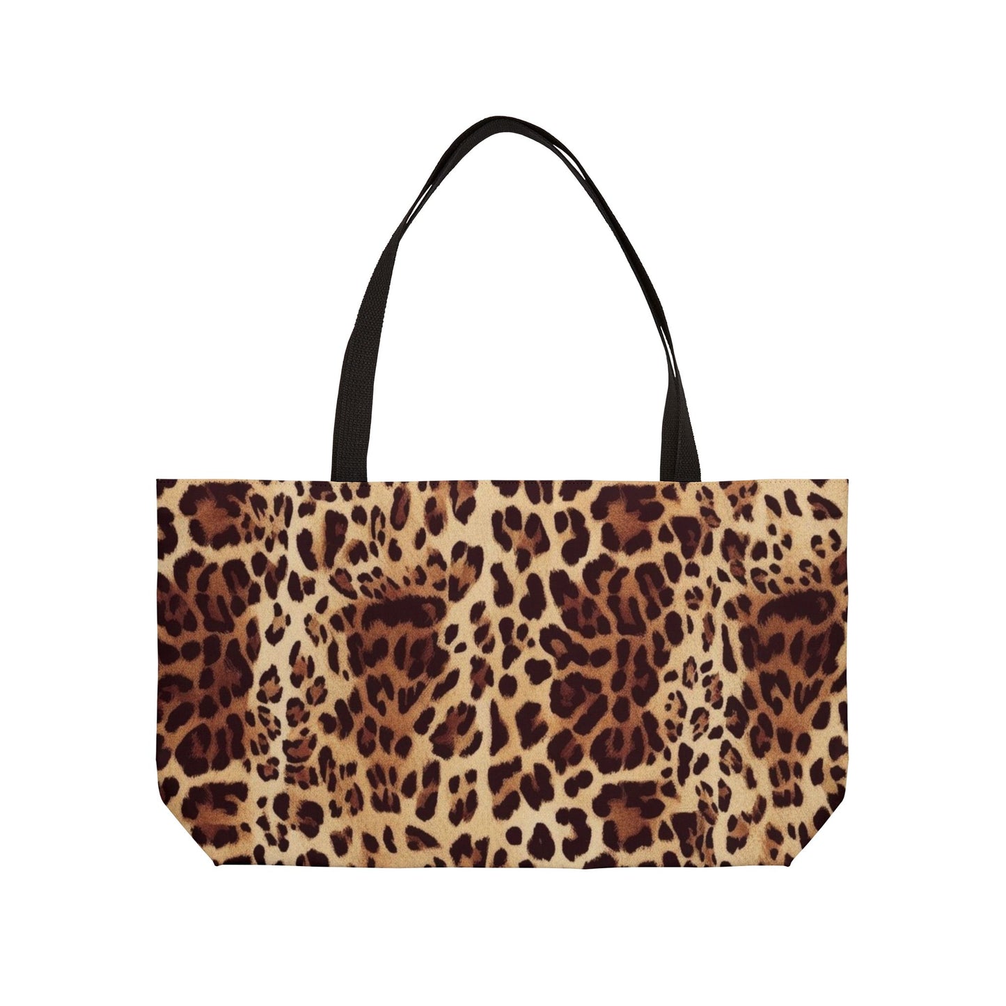 Chic Leopard Print Weekender Tote Bag, Stylish Carry-All Bag for Travel, Beach, Gym, Shopping, Weekend Getaway Essentials