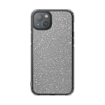 Clear Magnetic Impact Phone Case — Sparkle Glitter Protective Cover