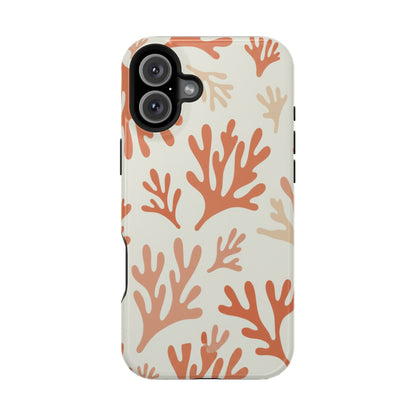 Coral Reef Magnetic Impact Phone Case — Protective MagSafe-Compatible Design