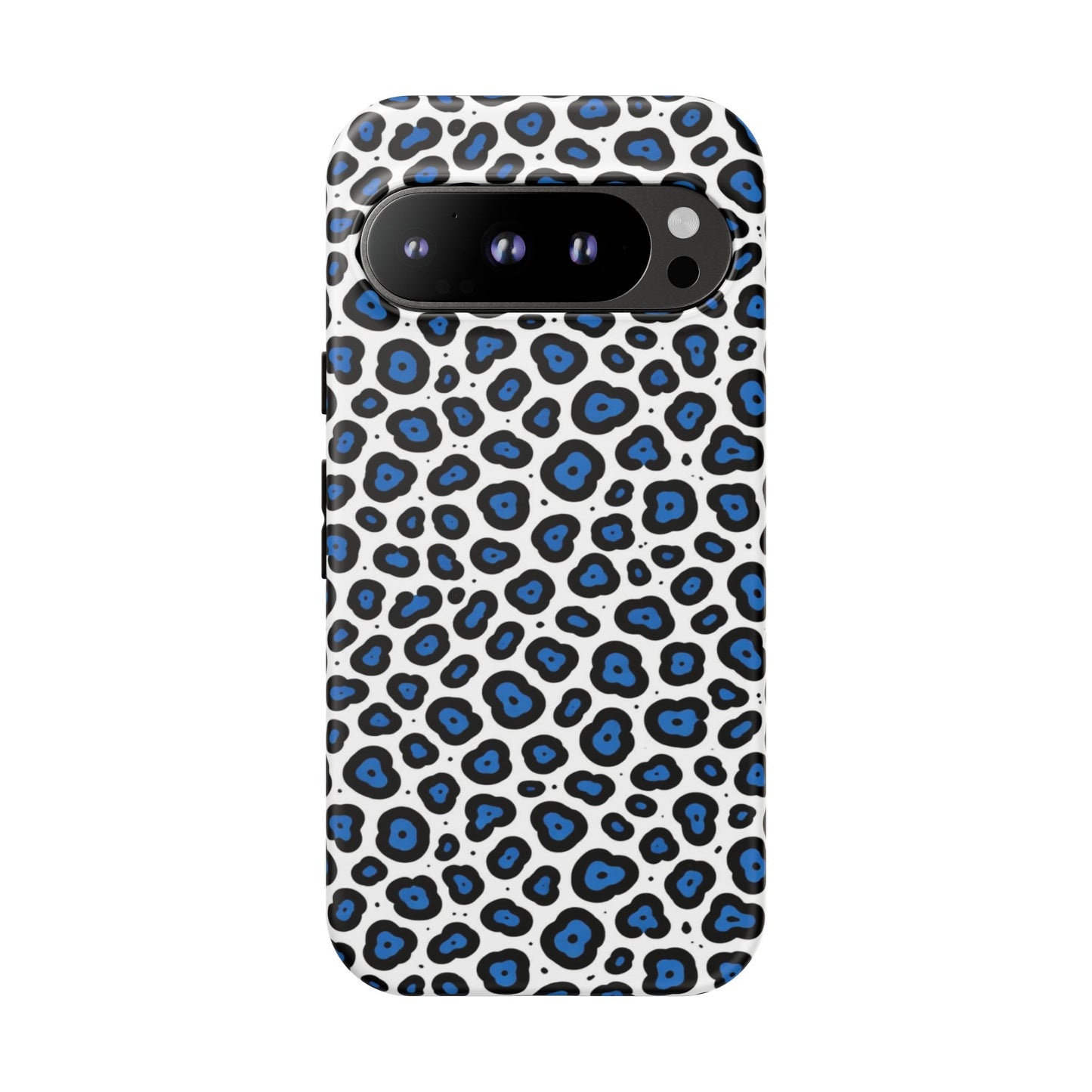 Blue Leopard Print Phone Case – Tough Protective Cover