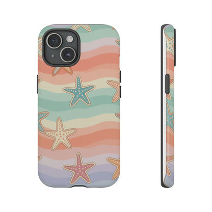 Starfish Wave Tough Phone Case — Pastel Beach Protective Cover