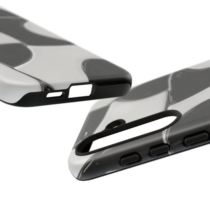Black & White Abstract Pattern Tough Phone Case