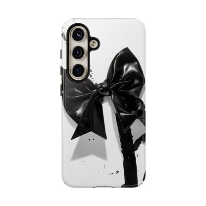 Phone Case — Black Bow Graphic Protective Cover