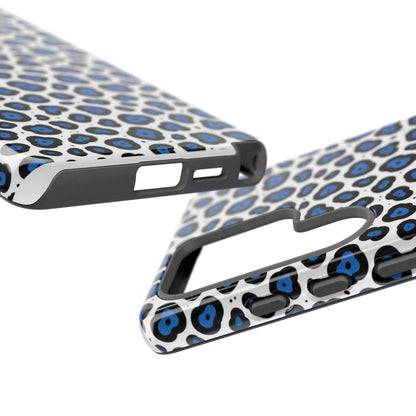 Blue Leopard Print Phone Case – Tough Protective Cover