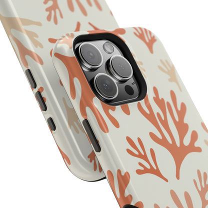 Coral Reef Magnetic Impact Phone Case — Protective MagSafe-Compatible Design