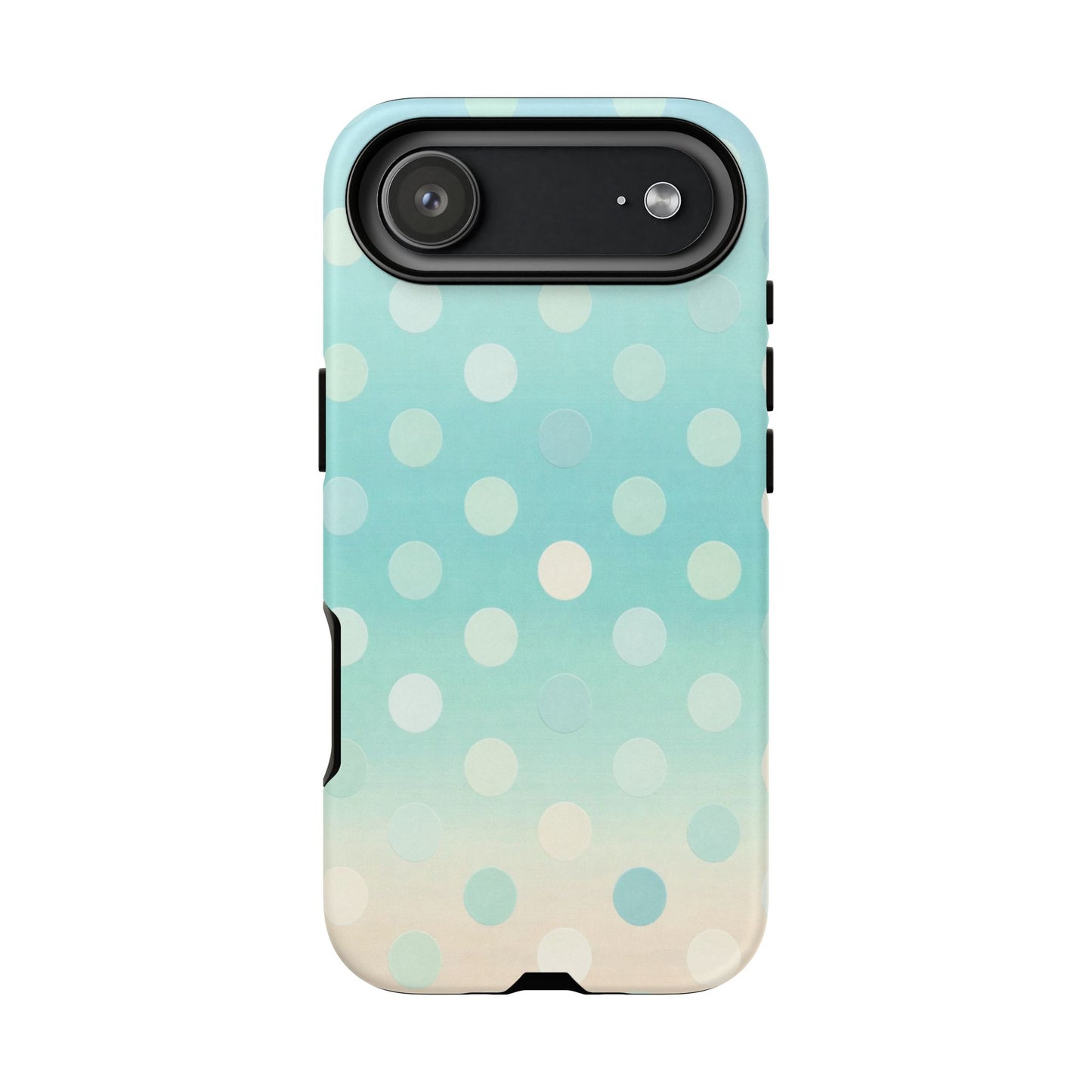 Abstract Palm Tough Phone Case — Minimal Coastal Blue Protective Cover