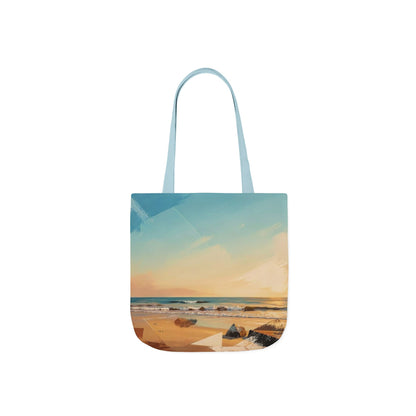 Beach Sunset Canvas Tote Bag