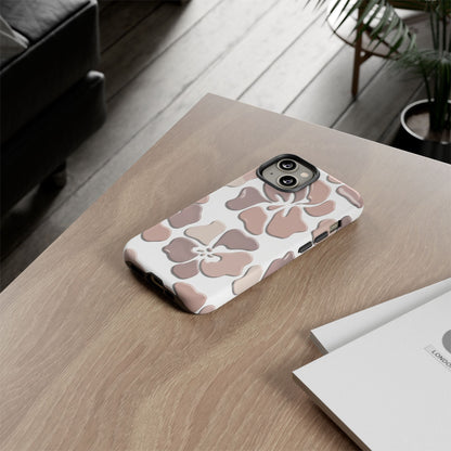 Tough Cases — Neutral Floral Tough Phone Case