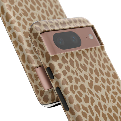 Leopard Print Tough Phone Case — Slim Protective Animal Pattern