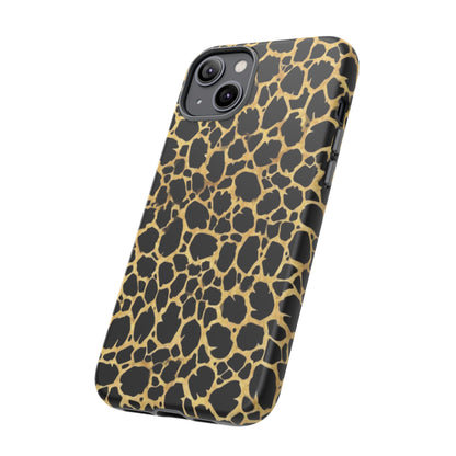 Giraffe Print Tough Phone Case — Durable Leopard-Style Protective Cover